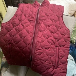 NWOT Burgundy vest